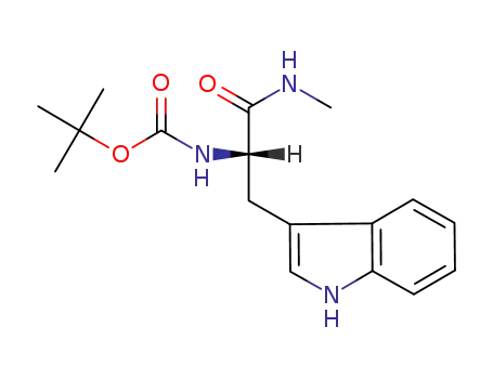 Molecular Structure of 122900-21-4 (BOC-TRP-NHME)