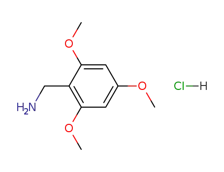 Molecular Structure of 146548-59-6 (2,4,6-Trimethoxybenzylamine hydrochloride)