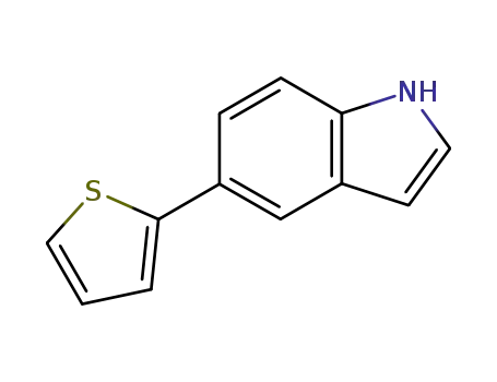 Molecular Structure of 144104-54-1 (5-(2-THIENYL)-1H-INDOLE)