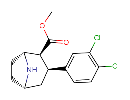 8-Azabicyclo[3.2.1]octane-2-carboxylicacid, 3-(3,4-dichlorophenyl)-, methyl ester, (1R,2S,3S,5S)-