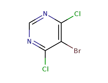 Molecular Structure of 68797-61-5 (5-Bromo-4,6-dichloropyrimidine)