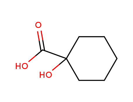 Molecular Structure of 1123-28-0 (1-HYDROXY-CYCLOHEXANECARBOXYLIC ACID)