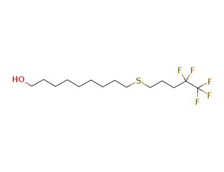 9-[(4,4,5,5,5-Pentafluoropentyl)thio]-1-nonanol