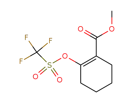 1-Cyclohexene-1-carboxylic acid, 2-[[(trifluoromethyl)sulfonyl]oxy]-,
methyl ester