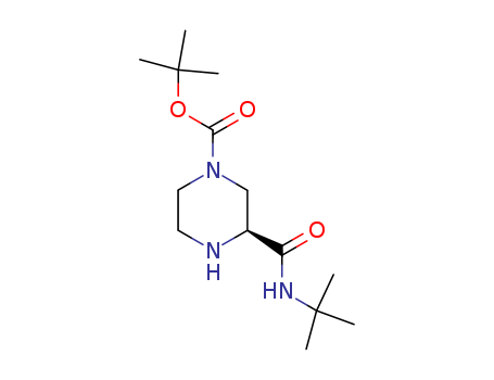 (S)-2-(tert-Butylcarboxyamide)-4-tert-butoxycarbonylpiperazine