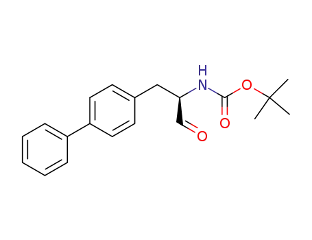 ((R) -2- 비 페닐 -4- 일 -1- 포밀 에틸) 카르 바 마이크 산 t- 부틸 에스테르