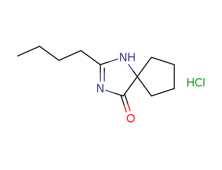 2-Butyl-4-spirocyclopentane-2-imidazolin-5-one hydrochloride