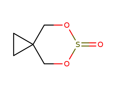 Molecular Structure of 89729-09-9 (5.7-Dioxa-6-thia-spiro[2.5]octane-6-oxide)