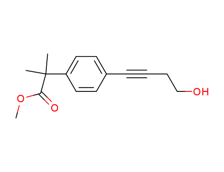 4-(4-HYDROXY-1-BUTYNL)-A,A-DIMETHYLBENZENEACETIC ACID,METHYL ESTER