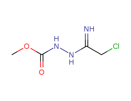 2-(2-Chloro-1-iminoethyl)hydrazinecarboxylic acid methyl ester