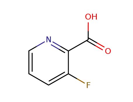 Molecular Structure of 152126-31-3 (3-FLUOROPYRIDINE-2-CARBOXYLIC ACID)