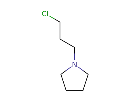 Molecular Structure of 39743-20-9 (1-(3-CHLOROPROPYL)-PYRROLIDINE)