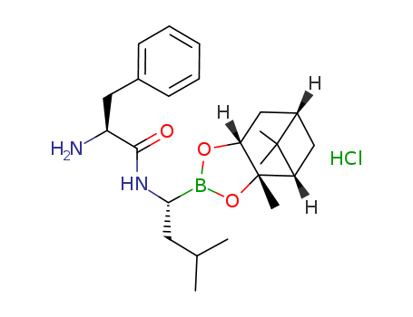 (alphaS)-alpha-Amino-N-[(1R)-1-[(3aS,4S,6S,7aR)-hexahydro-3a,5,5-trimethyl-4,6-methano-1,3,2-benzodioxaborol-2-yl]-3-methylbutyl]benzenepropanamide hydrochloride