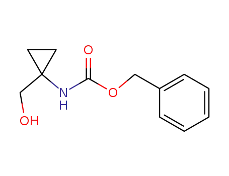 Molecular Structure of 103500-22-7 (benzyl 1-(hydroxymethyl)cyclopropylcarbamate)