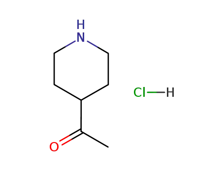 Ethanone, 1-(4-piperidinyl)-, hydrochloride