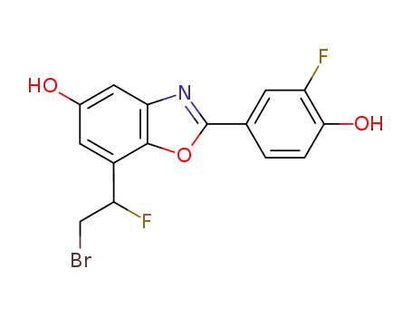 5-Benzoxazolol, 7-(2-bromo-1-fluoroethyl)-2-(3-fluoro-4-hydroxyphenyl)-