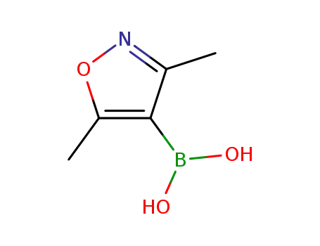Molecular Structure of 16114-47-9 (3,5-Dimethylisoxazole-4-boronic acid)