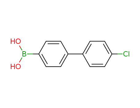 Molecular Structure of 364044-44-0 (4'-CHLORO-4-BIPHENYLBORONIC ACID)