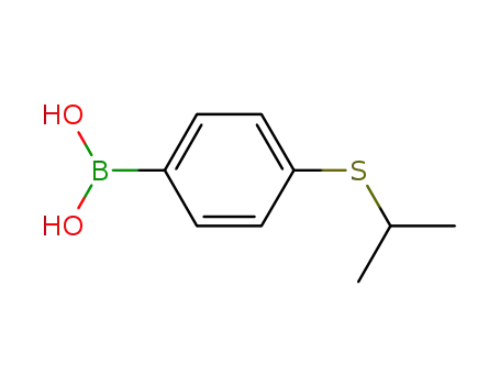 Molecular Structure of 380427-38-3 (4-ISOPROPYLTHIOPHENYLBORONIC ACID)
