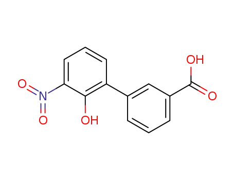 Molecular Structure of 376591-95-6 (2-HYDROXY-3''-NITRO-BIPHENYL-3-CARBOXYLIC ACID)
