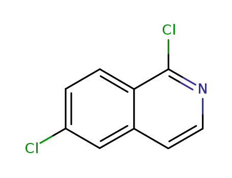 Molecular Structure of 630421-73-7 (1,6-DICHLORO-ISOQUINOLINE)