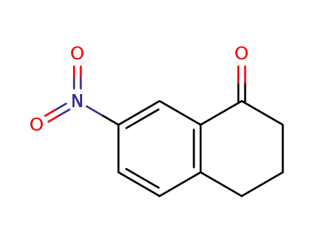 Molecular Structure of 40353-34-2 (7-Nitro-1-tetralone)