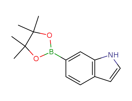 Molecular Structure of 642494-36-8 (Indole-6-boronic acid pinacol ester)