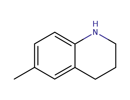 Molecular Structure of 91-61-2 (6-METHYL-1,2,3,4-TETRAHYDROQUINOLINE)