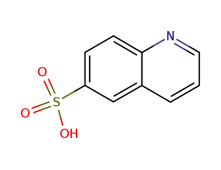 Molecular Structure of 65433-95-6 (6-Quinolinesulfonic acid)