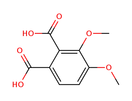 Molecular Structure of 518-90-1 (3,4-dimethoxyphthalic acid)