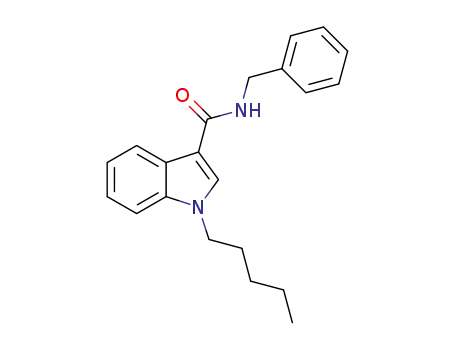 Molecular Structure of 695213-59-3 (N-benzyl-1-pentyl-1H-indole-3-carboxaMide)