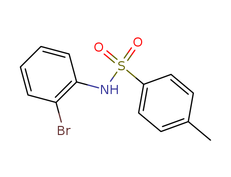 Molecular Structure of 1024-38-0 (Benzenesulfonamide, N-(2-bromophenyl)-4-methyl-)