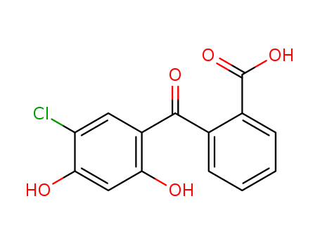 Benzoic acid, 2-(5-chloro-2,4-dihydroxybenzoyl)-