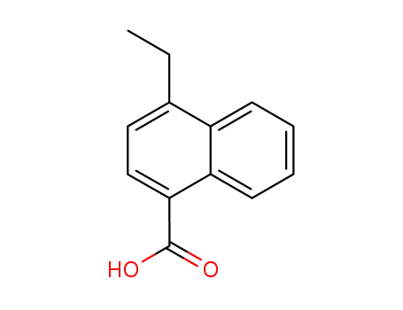 Molecular Structure of 91902-58-8 (1-Naphthalenecarboxylicacid, 4-ethyl-)