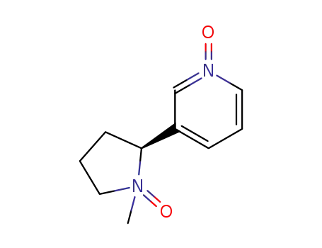 Molecular Structure of 2055-29-0 (3-[[(2S)-1-Methylpyrrolidine 1-oxide]-2α-yl]pyridine 1-oxide)