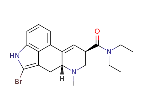 Molecular Structure of 478-84-2 (2-bromolysergic acid diethylamide)