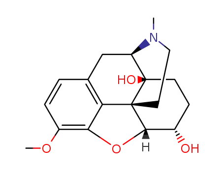 Molecular Structure of 7183-69-9 (14-Hydroxydihydrocodeine)