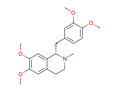 Isoquinoline,1-[(3,4-dimethoxyphenyl)methyl]-1,2,3,4-tetrahydro-6,7-dimethoxy-2-methyl-,(1S)-