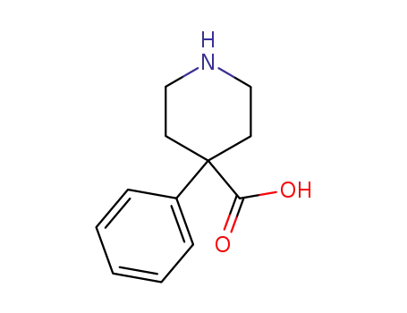 Molecular Structure of 3627-45-0 (4-PHENYL-4-PIPERIDINE CARBOXYLIC ACID)