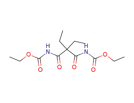 Molecular Structure of 63884-60-6 ((2,2-Diethyl-1,3-dioxopropane-1,3-diyl)dicarbamic acid diethyl ester)