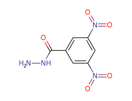 Molecular Structure of 2900-63-2 (3,5-Dinitrobenzohydrazide)