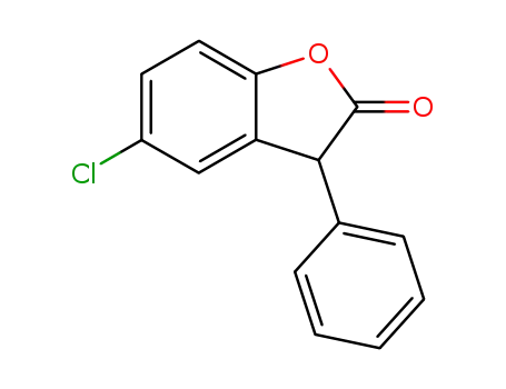 Molecular Structure of 27904-66-1 (2(3H)-Benzofuranone, 5-chloro-3-phenyl-)