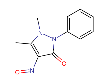 3H-Pyrazol-3-one,1,2-dihydro-1,5-dimethyl-4-nitroso-2-phenyl-