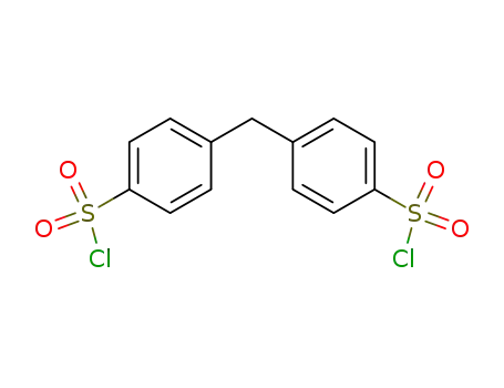 Molecular Structure of 3119-64-0 (4,4'-METHYLENEBIS(BENZENESULFONYL CHLORIDE))