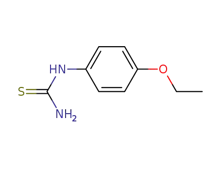 Molecular Structure of 880-29-5 (1-(4-ETHOXYPHENYL)-2-THIOUREA)