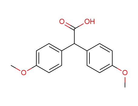 Molecular Structure of 4541-73-5 (bis(4-methoxyphenyl)acetic acid)