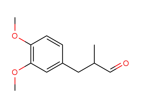 Molecular Structure of 50838-61-4 (3-(3,4-dimethoxyphenyl)-2-methylpropanal)