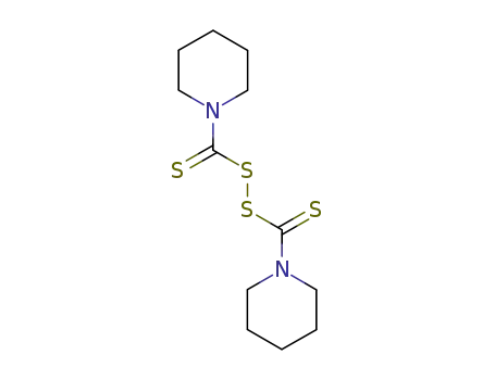 Molecular Structure of 94-37-1 (DICYCLOPENTAMETHYLENETHIURAM DISULFIDE)