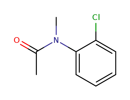 Molecular Structure of 74585-34-5 (N-(2-CHLOROPHENYL)-N-METHYLACETAMIDE)