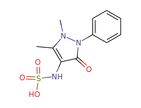 Molecular Structure of 1759-26-8 (Sulfamic acid,
(2,3-dihydro-1,5-dimethyl-3-oxo-2-phenyl-1H-pyrazol-4-yl)-)